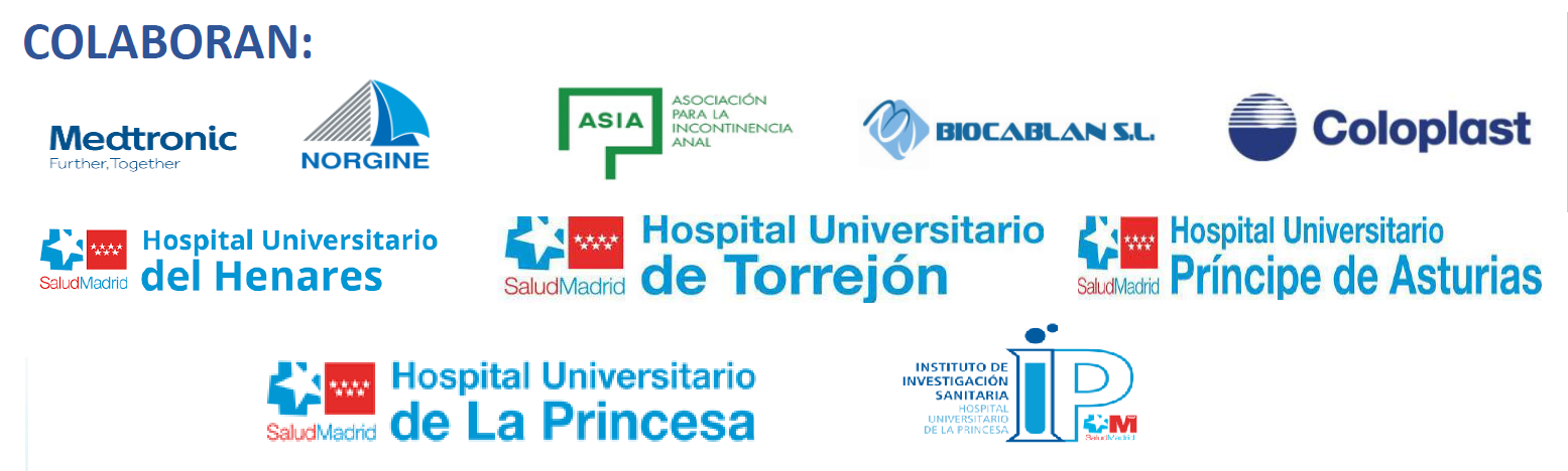 I JORNADA SOBRE INCONTINENCIA ANAL (Área 2 y Corredor del Henares) @ Salón de Actos Hospital Universitario de La Princesa